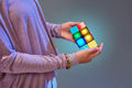 Moose Games Flipslide, Handheld Puzzle Game, Travel Toy Ages 8-13 | 4 modes (Speed, Multiplayer, Level, Memory) fast-paced puzzle fun; travel game