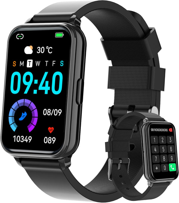 Smart Watch Fitness Tracker Make/Answer Calls for Women Men with Heart Rate Blood Oxygen Sleep Monitor Sports Modes Step Calorie Counter IP68