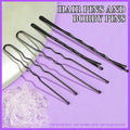Teenitor 300Pcs Bobby Pins for Women Bobby Pins Black, Hair Pins for Women