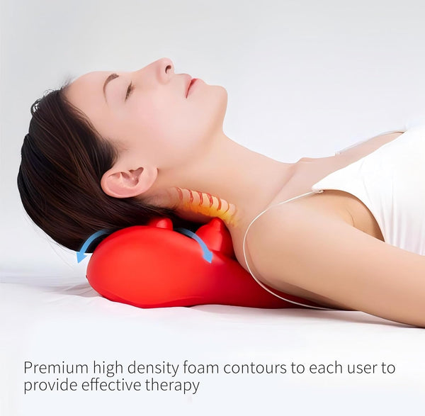Acupressure Neck Pain Relief Pillow | Cervical Traction Device & Neck Pain Pillow for Muscle Tension & Relaxation | Helps Relieve Neck & Shoulder