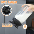 Pour Spout Lid for Wide Mouth Mason Jars, Leak-proof Ball Canning Lids & Reusable Flip Cap Jar Lids for Mess-free Pouring and Storing, 4 Pack