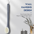 Back Scrubber for Shower, Shower Body Brush for Cleaning with Long Handle for Showering, 17 Inch Back Washer Exfoliator for Shower Men Women with