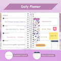 Planner 2025-2026, 18 Months Large Academic Daily Weekly Monthly Planner Organizer, July. 2025 - Dec. 2026, 8.5x9.8" Agenda with Page Tabs,