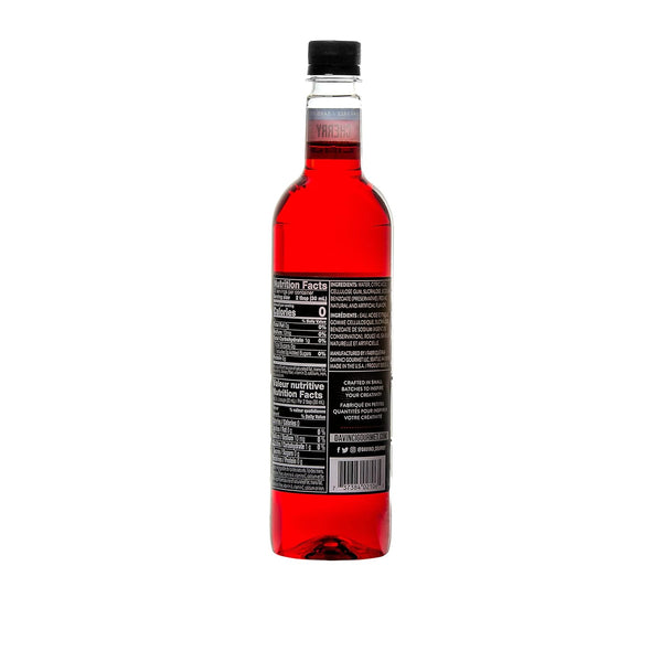 DaVinci Gourmet Sugar-Free Cherry Syrup, 25.4 Fluid Ounces (Pack of 1) Cherry 25.4 Fl Oz (Pack of 1)