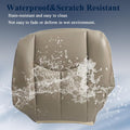 NLQR Front Driver Bottom Replacement Seat Cover Tan 522 & Foam Cushion Compatible with Chevy Silverado Avalanche GMC Sierra 2003 2004 2005 2006 2007
