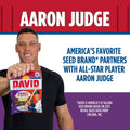 Aaron Judge Limited Edition DAVID Seeds, Sweet & Spicy Jumbo Sunflower Seeds, Bold Flavor, 8g Protein per Serving, 5.25 oz Sweet and Spicy Jumbo
