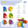 Bath Bombs for Kids, 12pcs Bath Bombs with Surprise Crystal Toys Inside, Handmade Natural and Organic Bubble Bath Fizzies, Birthday Easter Gift