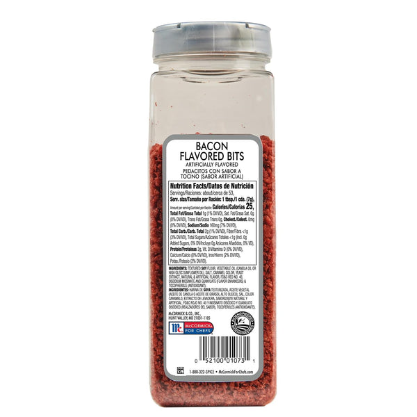 McCormick Culinary Bacon Flavored Bits, 13 oz Bacon Bits 13 Ounce (Pack of 1)
