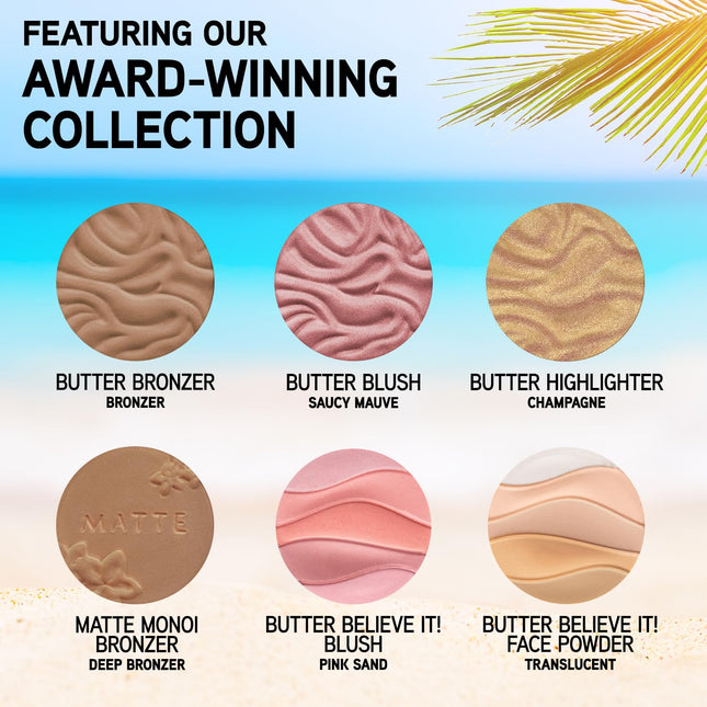 Physicians Formula Butter Dream Team Palette Makeup Gift Set, Bronzer, Blush, Fa