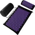 Acupressure Mat Set, Acupuncture Point Massage Pillow, Relieving Neck and Back Pain, Muscle Relaxation and Stress Reduction, Sciatica Relief,