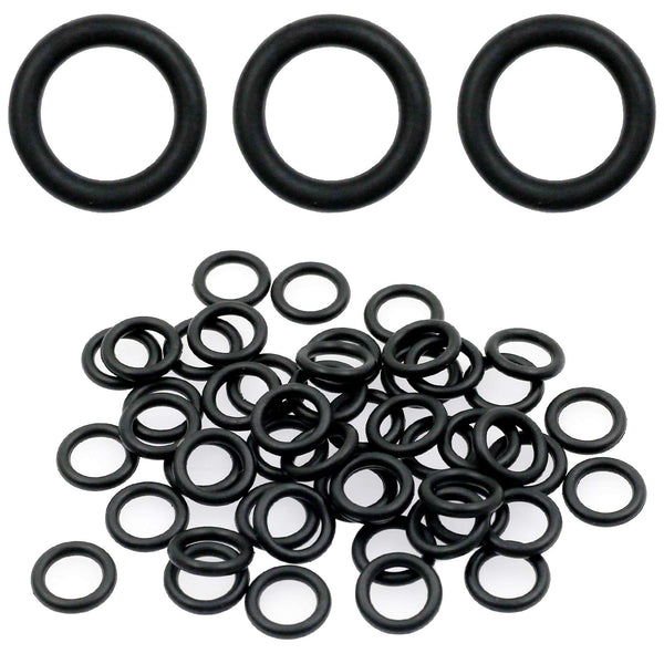 50Pcs Power Pressure Washer O-Rings for 1/4 Inch M22 Quick Connect Coupler (Black)