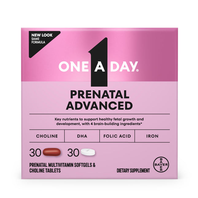 One a Day Womens Prenatal Advanced Complete Multivitamin with Brain Support* wit
