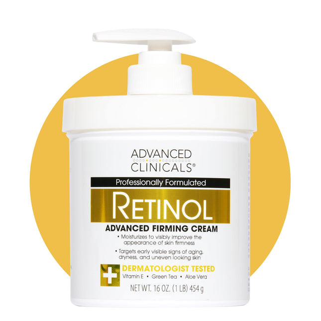 Advanced Clinicals Retinol Body Lotion & Face Moisturizer | Visible anti Aging Skin Care Retinol Body Cream for Women & 