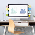 DOLLAR BOSS Monitor Memo Boards for Computers 2 Pcs Office Desk Accessories 11" X 3.1" Transparent Acrylic Monitor Side Panel Multifunction