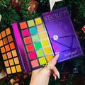 72 Colors Ultra Secret Eyeshadow Palette, 4 In1 Color Board Matte Shimmer Glitter Nude Natural All in One Makeup Palette Blendable Pigmented Make