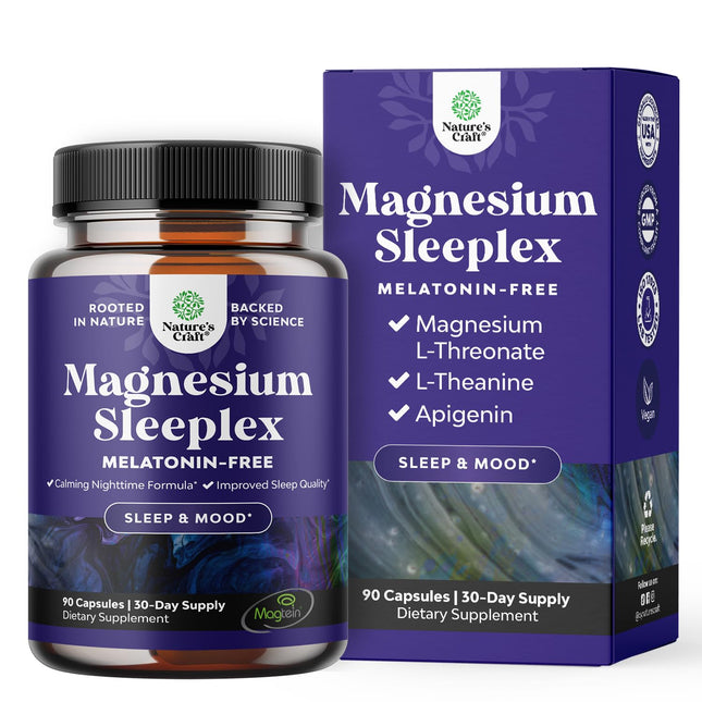 High Absorption Magnesium Sleep Supplement - Rest Support Magnesium Threonate Ap