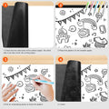 200 Sheets Carbon Paper Black Graphite Paper Transfer Tracing Paper and 5 Pieces Ball Embossing Styluses for DIY Woodworking, Paper, Canvas and