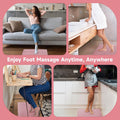 Foot Massage Acupressure Mat, Portable Silicone Reflexology Pad, Moderate Hardness Pressure Point Mat, Anti-Fatigue Mat, Connectable for Jogging &
