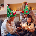 Christmas Hat,Gnome Hat, Strange Dr.Seuss Hats,Holiday Duck Cap for Xmas New Year Festive Party Supplies Green Side
