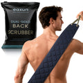 Exfoliating Back Scrubber with Handles, 38.5 Inch Double-Sided Back Exfoliator Body Scrub Towel, Exfoliating Washcloth Bath Tool for Use in