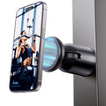 Miikare Dual Magnetic Phone Holder for Magsafe, Strong Magnets Gym Phone Holder Mount, 360 Rotation Adjustable, Hands Free Cell Phone Holder