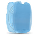 Canroom Zinc Infused Silicone Body Scrubber, Quick-Dry Bath Brush Azure