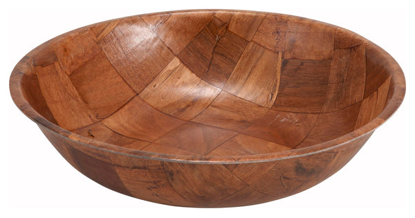 Winco WWB-10 Wooden Woven Salad 1 Count (Pack of 1)