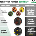 Goughnuts – Virtually Indestructible Ball - Guaranteed Dog Chew Toys for Aggressive Chewers Like Pit Bulls, German Shepherds, and Labs from 30-70