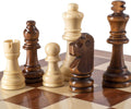 AMEROUS Wooden Chess Pieces Only, Staunton Style Wood Chessmen with 3.15" King - Storage Bag - Gift Packed Box, Tournament Chess Game Pawns for