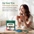 VAHDAM Assorted Black Tea Bag Sampler(5 Flavors, 15 Pyramid Teabag)Tea Gift Black Tea Assortment 20 Count (Pack of 1)