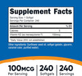 Nutricost Vitamin K2 MK-7 100 Mcg, 240 Softgels - Gluten Free and Non-Gmo MK7