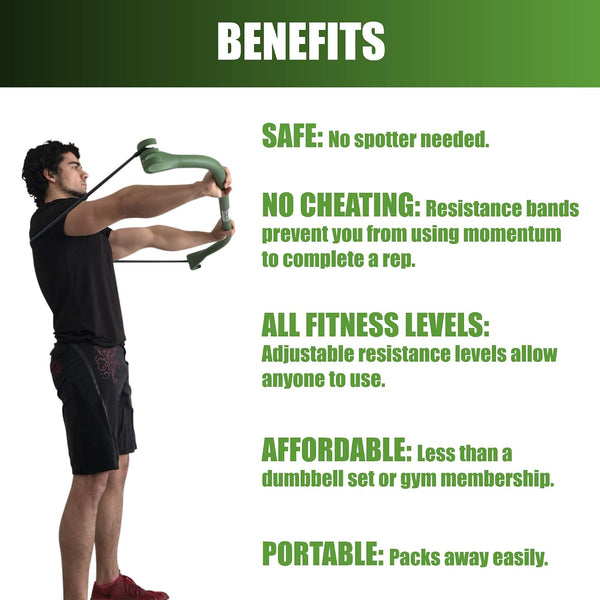 Gorilla Fitness Resistance Bands for Gorilla Bow Original & Gorilla Bow Travel 80 LB