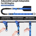 Pull up Assistance Bands, Heavy Duty Assisted Pull up Bands for Pull up Assist, Adjustable Weight/Size with Fabric Feet Mats, Upgrade Pull up