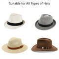 MOJOTORY Hat Size Reducer, Soft Latex Hat Sizing Tape | Hat Insert to Make Fit Smaller, Self-Adhesive Foam Tape, For Cowboy Fedora Baseball Caps,