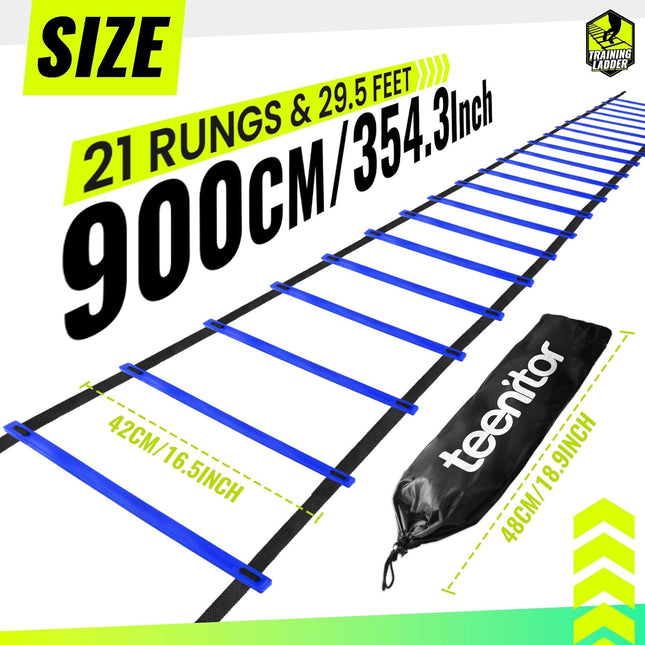Teenitor Agility Ladder Speed Ladder Training Ladder for Soccer, Speed, Football