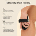 Kitsch Dry Brushing Body Brush for Lymphatic Drainage 1 Count Black
