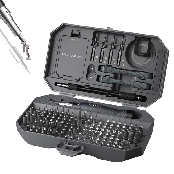 JAKEMY 164 in 1 Precision Screwdriver Set, Laptop Screwdriver Kit, Professional Computer Screwdriver Repair Tools with T5 T6 Torx Screwdriver Bit