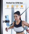 Magnetic Phone Holder for GymÃ£ÂÂStrong MagnetsÃ£ÂÂGym Magnetic Phone Holder Attach to Metal Surface, Magnetic Phone Mount for Gym Accessories