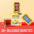 Twinings Decaffeinated Earl Grey Black Tea Individually Wrapped Bags, 20 Count (Pack of 1), Flavoured with Citrus and Bergamot, Enjoy Hot or Iced,