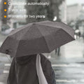 SIEPASA Compact Travel Umbrella - Windproof Auto Open/Close, Small Folding Umbrella for Rain - Lightweight & Durable with Fiberglass Frame,