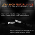 Thermal Grizzly Kryonaut - 1 Gram - Extremly High Performance Thermal Paste - for Demanding Applications and Overclocking CPU/GPU/PS4/PS5/Xbox