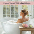 Luxury Bath Bombs for Women - Gift Set of 24 Bathbombs with Organic Essential Oils - Natural Vegan Soap for Moisturizing Fizzy Bubbles Green Tea,