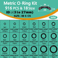 XBVV 37 Size 1075 Pcs Faucet Washers & O-Rings Kit & Plumbing Gasket 3-in-1 Home Universal Rubber Washers Assortment Kit for Faucet Hose Spigot