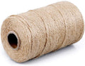 SMART&CASUAL 2mm Natural Jute Twine String Thin for Craft Plant Garden Gift Wrapping Christmas Handmade Art Decoration Packing String Home Art