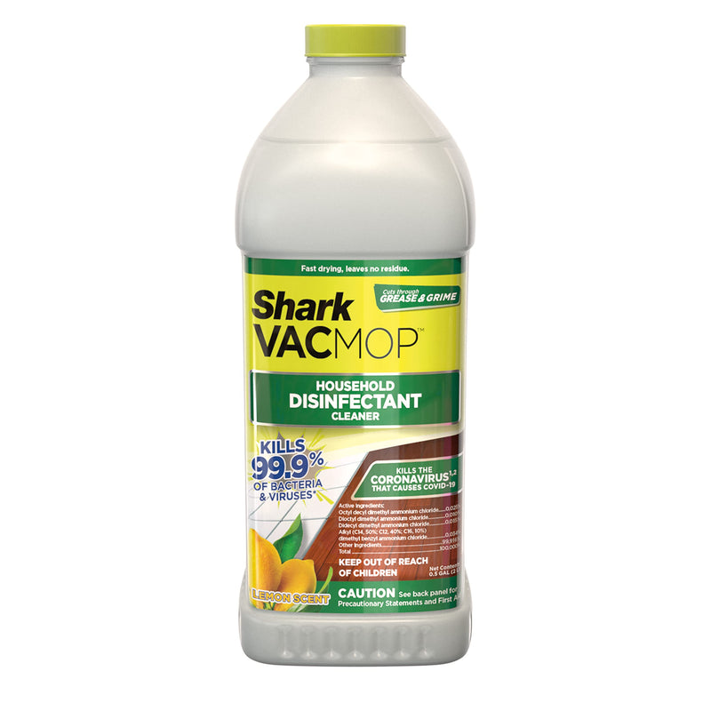 Shark VACMOP Household Disinfectant Cleaner Refill 2L Bottle, Compatible with VM252 & VM180, Cleans & Disinfects Sealed Finished Floors, Stone,