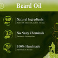 Compass Soap'S Petoskey Stone - Natural Beard Oil for Men | Beard Oil for Nourishment and Hydration | Infused with Wild Cypress, Frankincense &