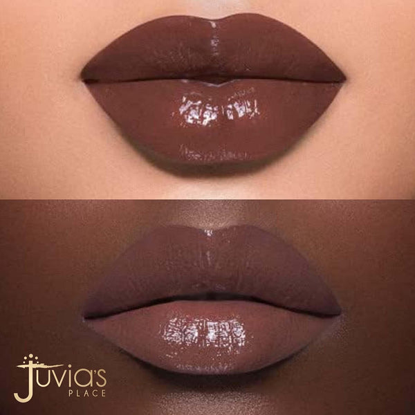 Juvia's Place Nubian Earth Lip Reflect Lip Gloss Meroe - Non-sticky Lip Makeup, Hydrating, Tinted Lip Gloss, Shine & Glow Lip Makeup, Beauty &