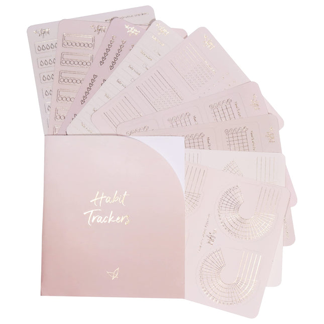 Habit Tracker Stickers - Foil Planner Stickers - Tracking - Mood Trackers - Hydration Trackers - Goal Trackers - Daily T