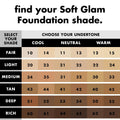 e.l.f. Soft Glam Foundation, Medium Coverage, Long-Lasting & Buildable Foundation For A Smooth, Satin Finish, Vegan & Cruelty-Free, 25 Light Neutral