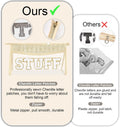 Small Boho Straw Clear Beach Makeup Bags for Women&Girls, Zipper Cosmetic Bag Chenille Varsity Letter Patch Bag, Preppy Cute Toiletry Pouch,